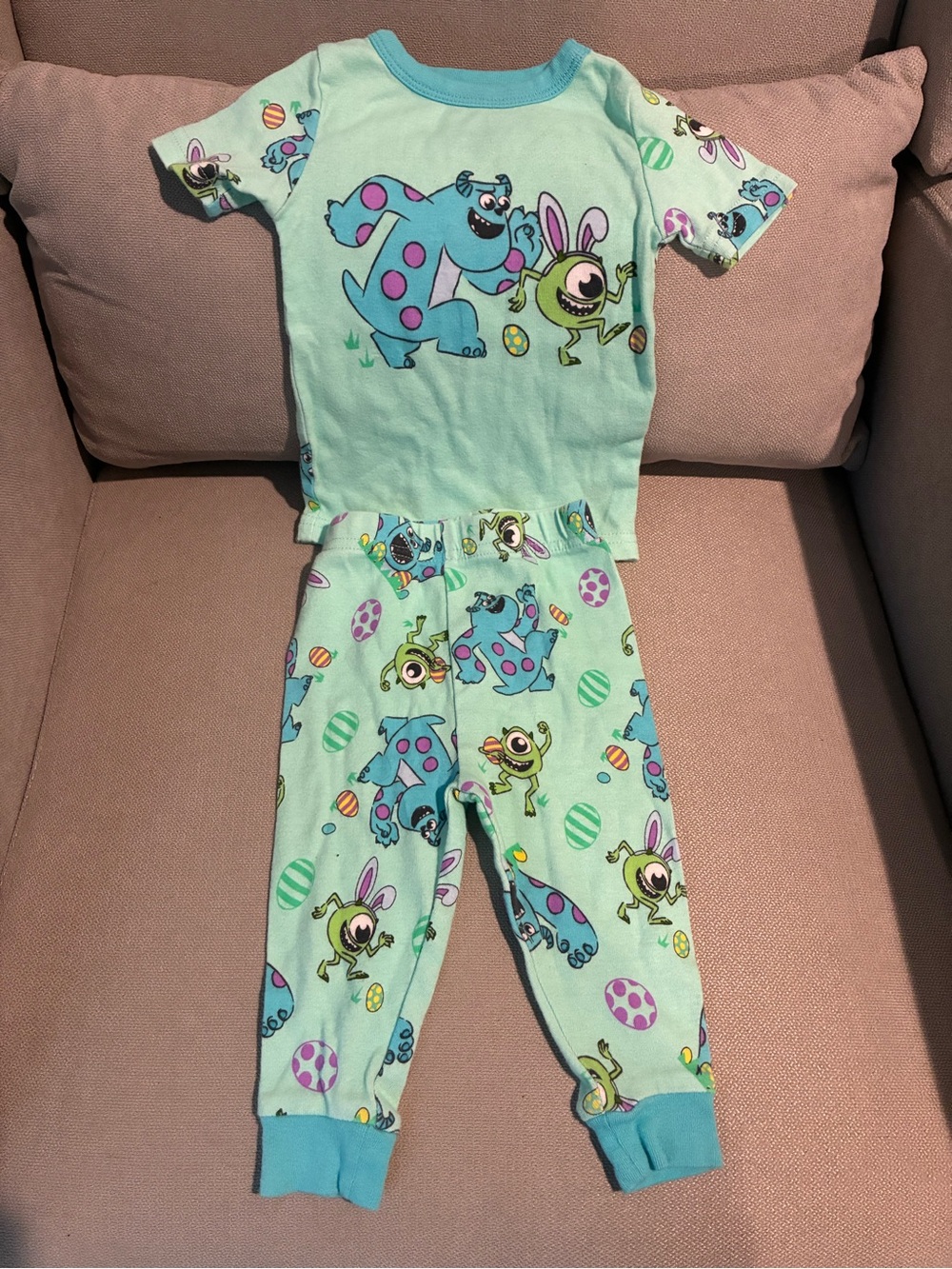 12M Monsters Inc Pajama Set